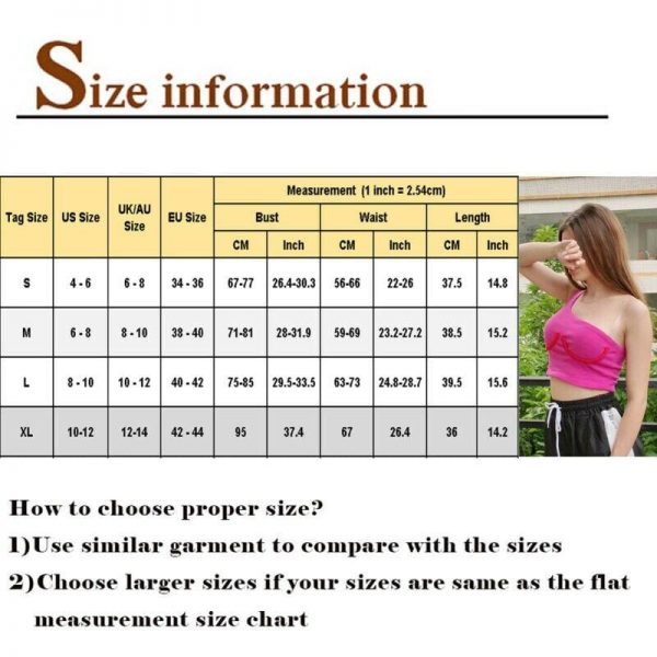 The Best New Summer Women's Plain One Shoulder Sleeveless Sports Bra Ladies Solid Casual Bralet Vest Tank Crop Top Women Clothes Online - Takalr