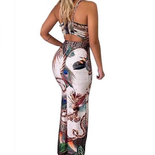 The Best New Women Boho Floral Dress Ladies Sleeveless Bodycon Prom Evening Party Summer Beach Casual Long Sundress Online - Takalr