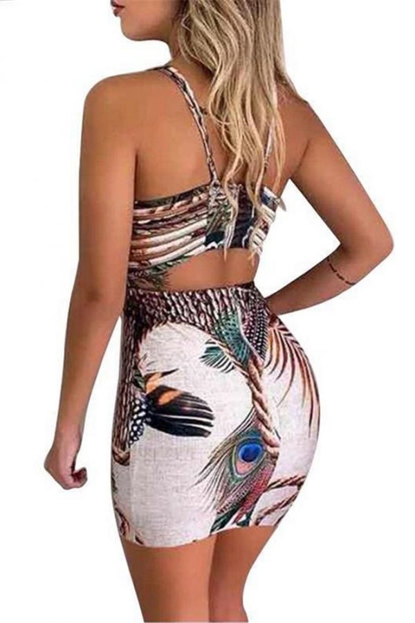 The Best New Women Boho Floral Dress Ladies Sleeveless Bodycon Prom Evening Party Summer Beach Casual Long Sundress Online - Takalr