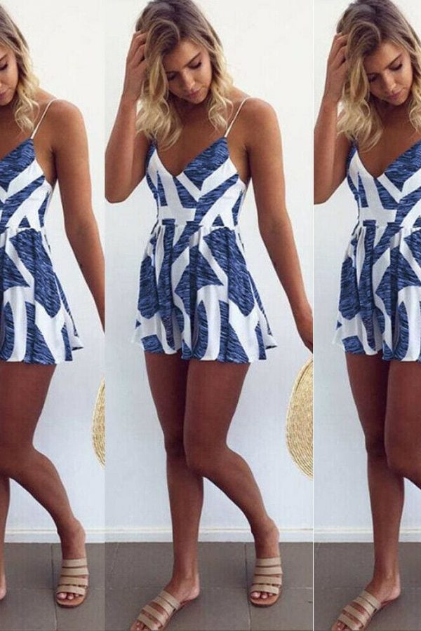 The Best New Women Floral Jumpsuit Romper Ladies Fashion Holiday Party Summer Beach Casual Shorts Playsuit Trousers Online - Takalr