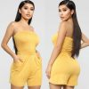 The Best New Women Ladies Clubwear Summer Playsuit Bodycon Sexy Off Shoulder Tube Tops Party Jumpsuit Romper Trousers Online - Takalr