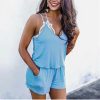 The Best New Women Ladies Sleeveless Clubwear Shorts Playsuit Bodycon Party Fashion Solid Casual Jumpsuit&Romper Trousers Online - Takalr