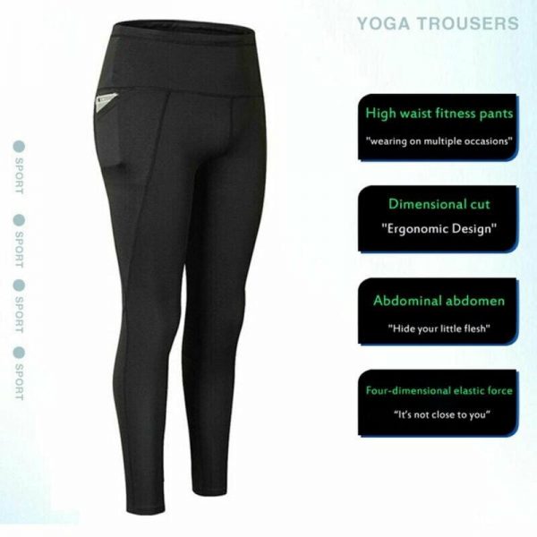 The Best New Women Ladies Sport Push Up Elastic Pants Casual Workout Gym Fitness Leggings Stretchy Trousers Sportswear Online - Takalr