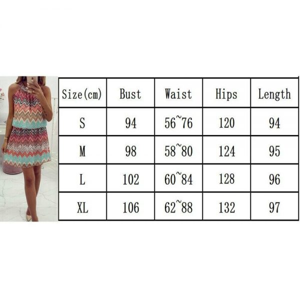 The Best New Women Ladies Summer Boho Sleeveless Short Mini Dress Holiday Party Beach Dresses Fashion Casual Loose Sundress Online - Takalr