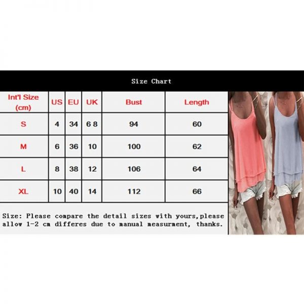 The Best New Women Ladies Summer Chiffon Sleeveless Vest Tops Blouse Tee Ladies Holiday Beach Loose Solid Casual Top Shirt Online - Takalr