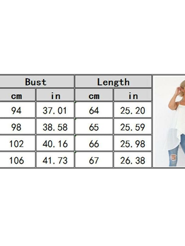 The Best New Women Ladies Vest Tank Top Chiffon Long Loose Solid Beach Casual Swing Cami Tops Blouse Summer Clothes Online - Takalr