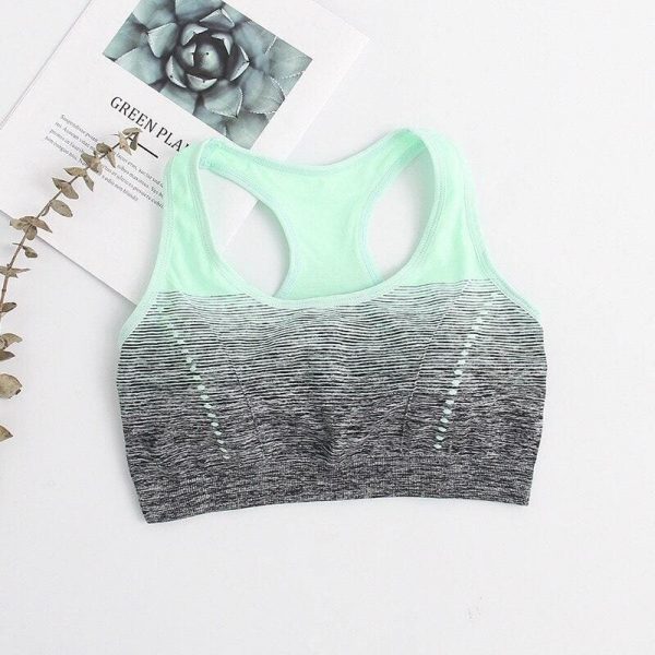 The Best New Women Lady Seamless Sports Bra Gym Yoga Padded Fitness Stretch Tank Top Underwear Tank Vest Padded Workout Online - Takalr