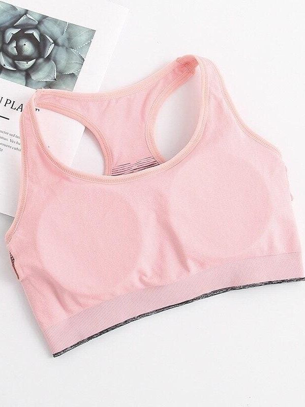 The Best New Women Lady Seamless Sports Bra Gym Yoga Padded Fitness Stretch Tank Top Underwear Tank Vest Padded Workout Online - Takalr