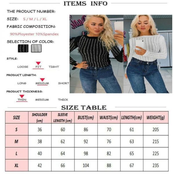 The Best New Women Long Sleeve Loose Tee Shirts Fashion Ladies Autumn Winter Diamond Shining Casual Slim Fit Blouse Tops Shirt Online - Takalr