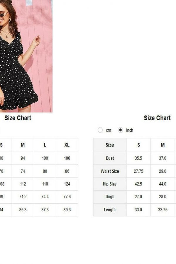 The Best New Women Polka Dot Jumpsuit Fashion Ladies Boho Ruffle Backless Romper Holiday Summer Beach Casual Shorts Playsuit Trouser Online - Takalr