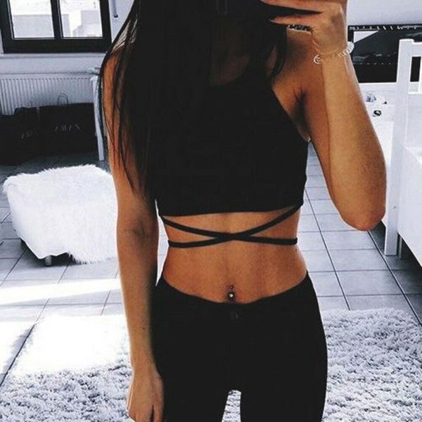 The Best New Women Sexy Bralette Bra Bustier Tube Crop Tank Top Fashion Ladies Casual Backless Cami Tops Vest Blouse Online - Takalr