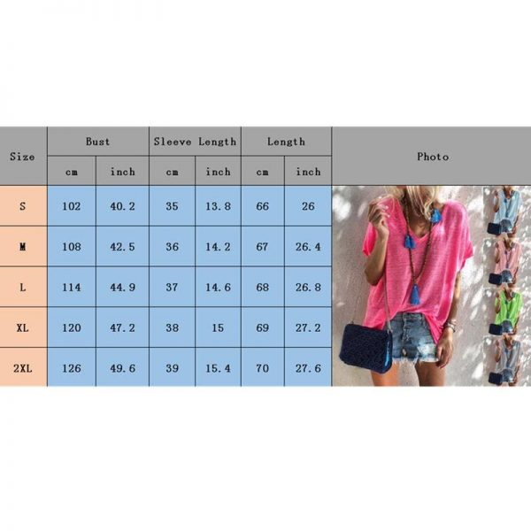 The Best New Women Short Sleeve Loose T-Shirts arrival Ladies Summer Solid Casual Beach Tops Shirt Jelly Color Women Clothes Online - Takalr