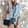 The Best New Women Short Sleeve Loose T-Shirts arrival Ladies Summer Solid Casual Beach Tops Shirt Jelly Color Women Clothes Online - Takalr