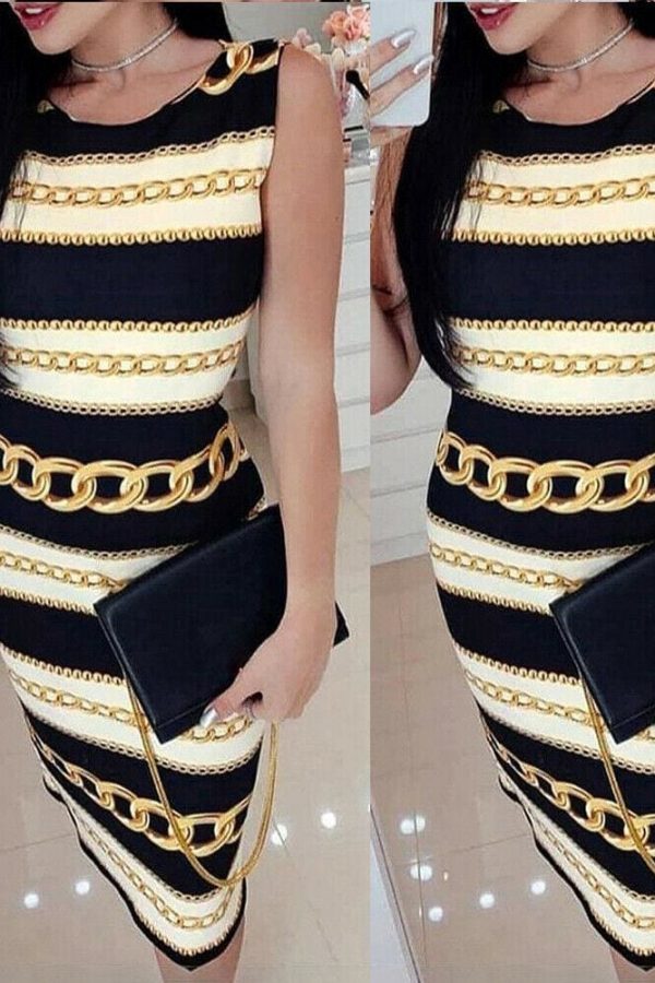 The Best New Women Sleeveless Boho Summer Casual Dresses Party Bodycon Elegant Ladies Slim Fit Evening Beach Sundress Women Clothes Online - Takalr