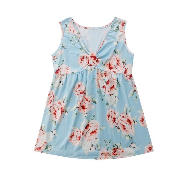 The Best New Women Summer Floral Vest Top Fashion Sleeveless V-Neck Blouse Holiday Ladies Casual Loose Tank Tops Shirts Online - Takalr