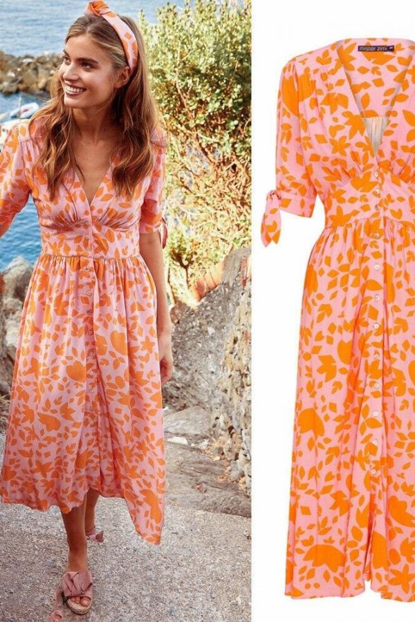 The Best New Women Sweet Boho Floral Maxi Dress Summer Retro Short Sleeve Draped Bandage Dresses Lady Party Beach Sundress Vestidos Online - Takalr