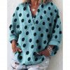 The Best New Women's Casual Shirt Summer Loose V-Neck Blouse Long Sleeve  Fashion Ladies Party Daily Tops Women Clothes Online - Takalr