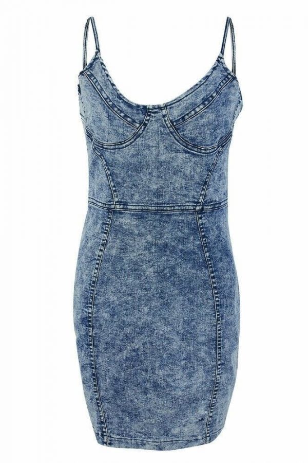 The Best New Women's Denim Bodycon Bandage Short Mini Dress Sexy Ladies Sleeveless Summer Cocktail Club Holiday Sundress Online - Takalr