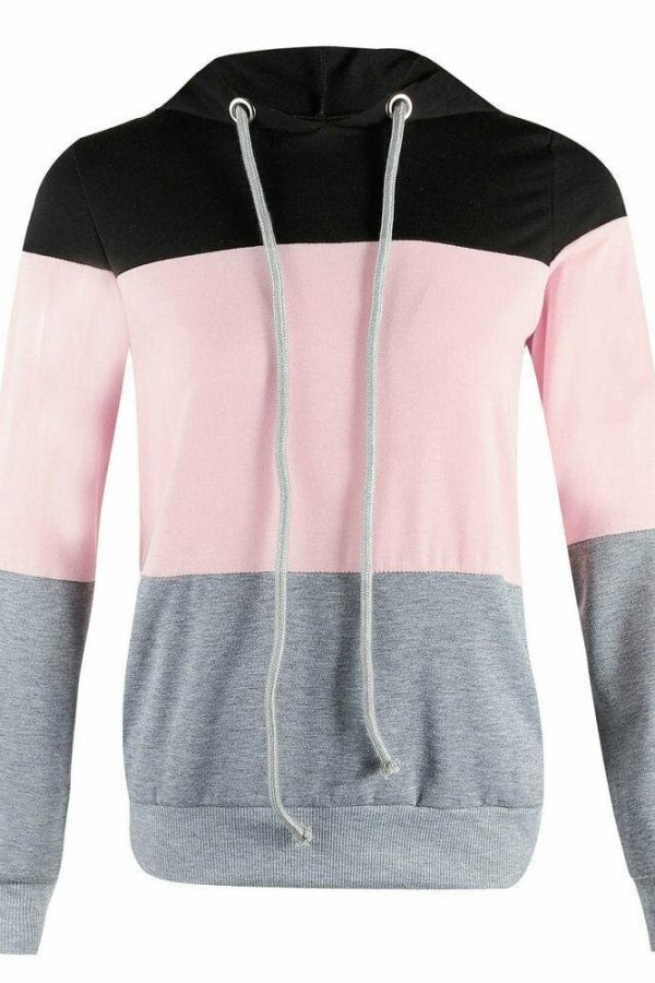 The Best New Women's Long Sleeve Casual Hoodies Sweatshirts Sport Hooded Coat Jumper Pullover Tops Outwear Women Clothes Online - Takalr