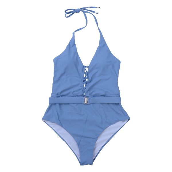 The Best One Piece Swimsuit Solid Beach Bandage Bathing Suits Women Swimming Suit Online - Takalr