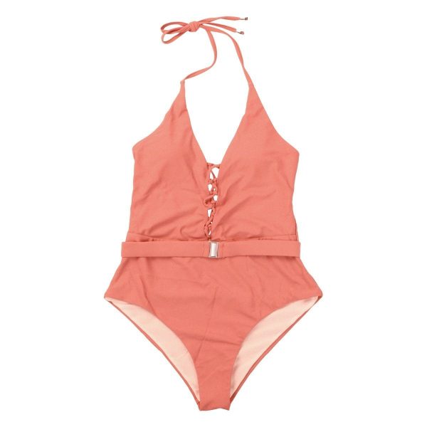 The Best One Piece Swimsuit Solid Beach Bandage Bathing Suits Women Swimming Suit Online - Takalr