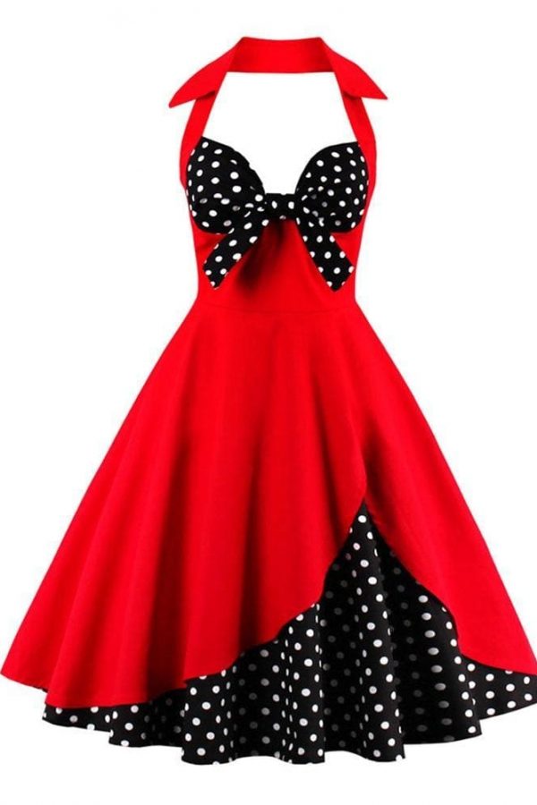 The Best Plus Size 4XL Katoen Jurk Bloemen Patroon Jurken 60's Rockabilly Party Online - Source Silk