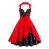 The Best Plus Size 4XL Katoen Jurk Bloemen Patroon Jurken 60's Rockabilly Party Online - Source Silk