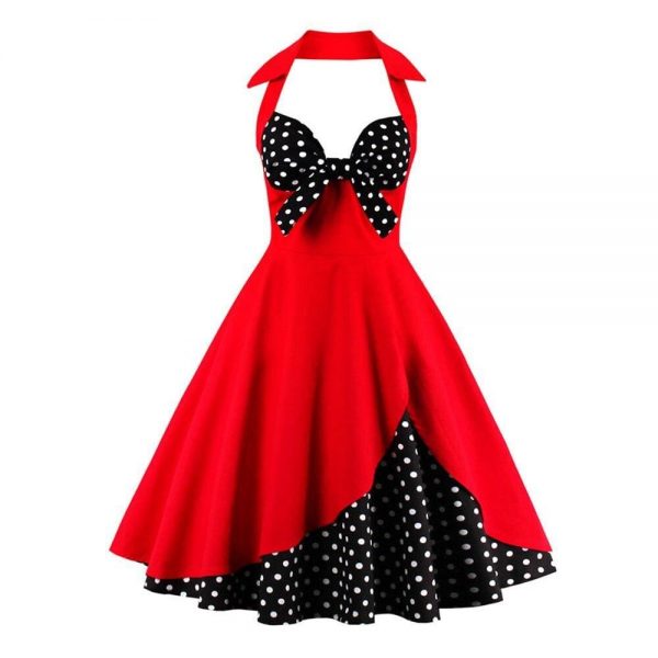 The Best Plus Size 4XL Katoen Jurk Bloemen Patroon Jurken 60's Rockabilly Party Online - Source Silk