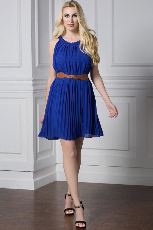 The Best Plus Size Summer Style Women's Pleated Chiffon Dresses Casual Dress Online - Source Silk