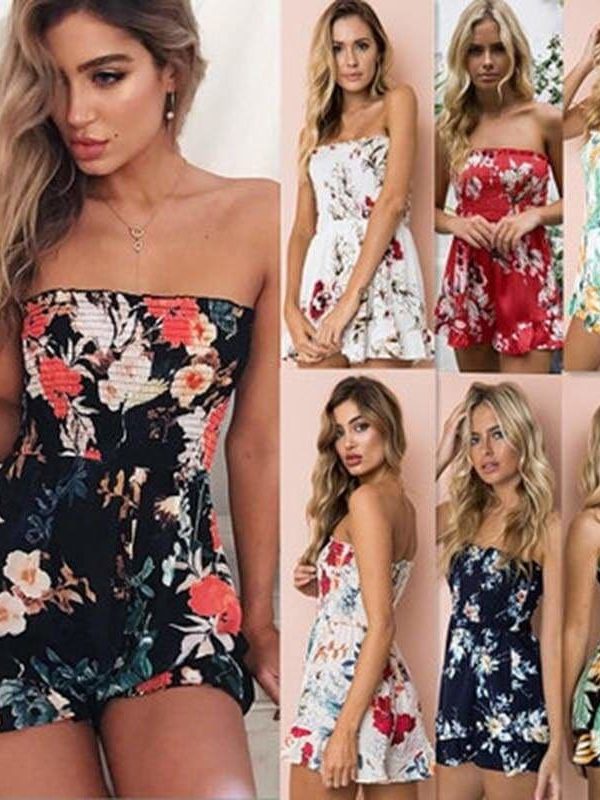 The Best Rompers Womens Dress Fashion Sexy Clothing Sleeveless Overalls Online - Source Silk