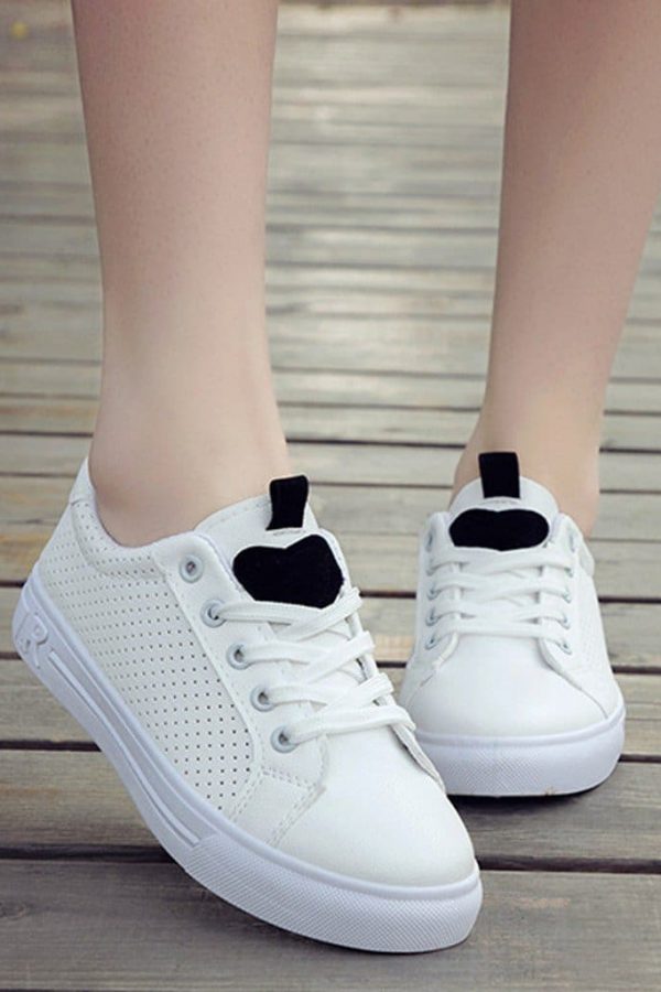 The Best Running Shoes For Women Lace-up Breathable Mesh Fitness Sports Shoes Online - Source Silk