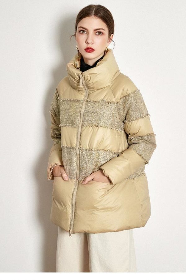 The Best Short Stitching Down Jacket Online - Takalr