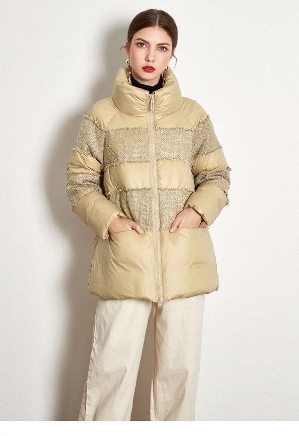 The Best Short Stitching Down Jacket Online - Takalr