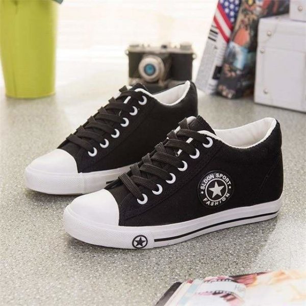 The Best Sneakers Wedges Canvas Shoes Women Casual Shoes Online - Source Silk