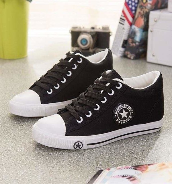 The Best Sneakers Wedges Canvas Shoes Women Casual Shoes Online - Source Silk