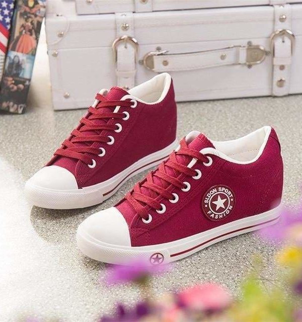 The Best Sneakers Wedges Canvas Shoes Women Casual Shoes Online - Source Silk