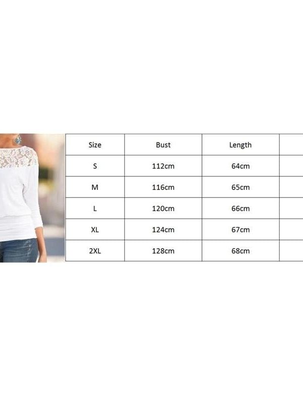 The Best Solid Blouse Women Loose Lace Shirt Blouse Blusa Feminina Shirt Top Plus Size Online - Takalr