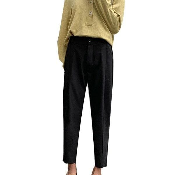 The Best Spring And Autumn Harem Pants Female Nine Points Loose Casual Pants Online - Takalr