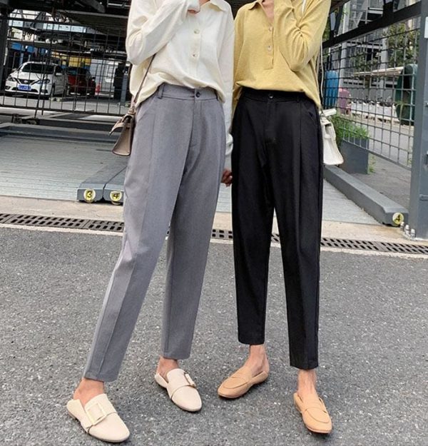 The Best Spring And Autumn Harem Pants Female Nine Points Loose Casual Pants Online - Takalr