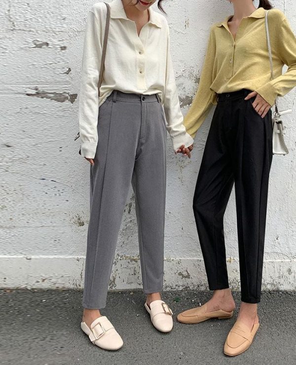 The Best Spring And Autumn Harem Pants Female Nine Points Loose Casual Pants Online - Takalr