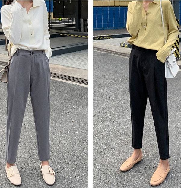 The Best Spring And Autumn Harem Pants Female Nine Points Loose Casual Pants Online - Takalr