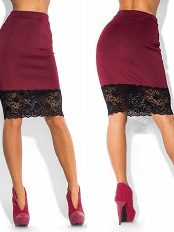 The Best Spring Summer Fashion Women High Waist Lace Up Bodycon Suede Leather Pocket Preppy Short Mini Pencil Skirt Online - Takalr