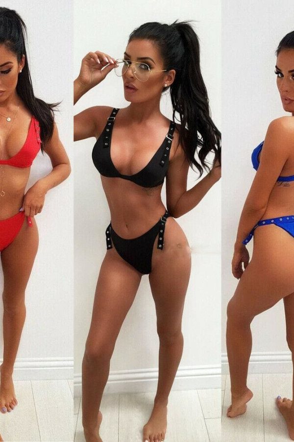 The Best Style Women Adjust-Strap Bikini Set Swimsuit High Waist Ladies Bathing Suit Swimwear Summer Beachwear Online - Takalr