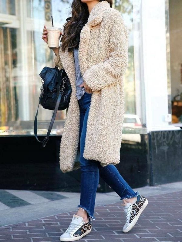 The Best Stylish 2019 Women Teddy Bear Jacket Coat Ladies Casual Workout Fleece Loose Outwear Winter Warm Oversized Overcoat Online - Takalr