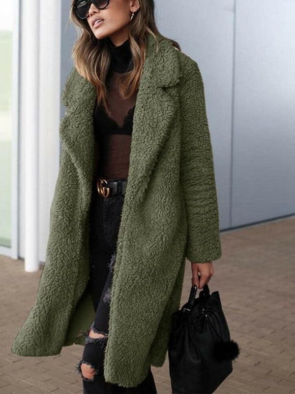 The Best Stylish 2019 Women Teddy Bear Jacket Coat Ladies Casual Workout Fleece Loose Outwear Winter Warm Oversized Overcoat Online - Takalr