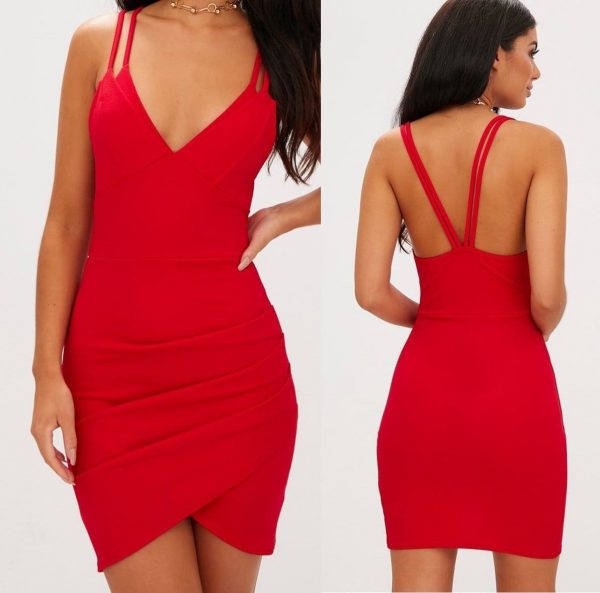 The Best Summer Beach Dress Casual Lady Backless Slim Short Dress Online - Source Silk