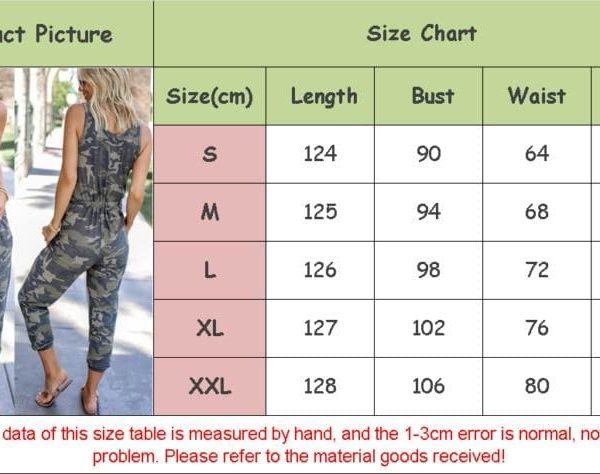 The Best Summer Camouflage Women's Long Pant Playsuits Ladies Sleeveless Casual Romper Jumpsuit Trousers Plus Size Online - Takalr