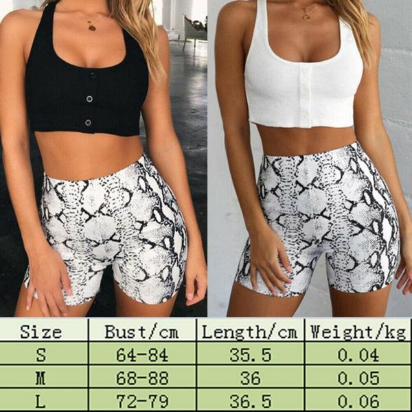 The Best Summer Casual Tops Sport Fitness Stretch Workout Short Tank Top Online - Takalr