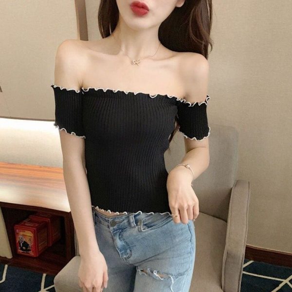 The Best Summer Off Shoulder T-shirts Top Online - Takalr