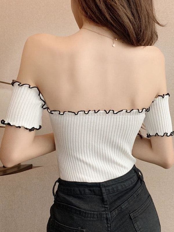 The Best Summer Off Shoulder T-shirts Top Online - Takalr